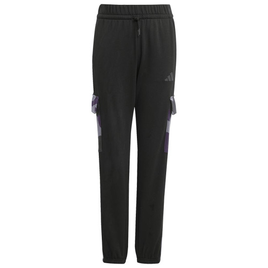 Adidas Παιδικό παντελόνι φόρμας Seasonal Essentials Camo French Terry Cargo Pants